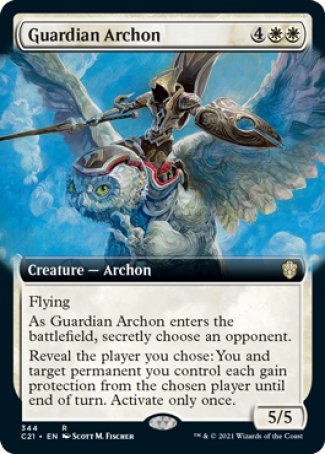 (344) Magic The Gathering Commander: Strixhaven: Extras Single: Guardian Archon  Rare