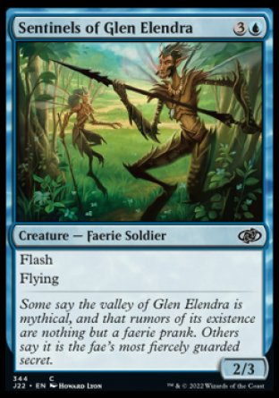 (344) Magic The Gathering Jumpstart 2022 Single: Sentinels of Glen Elendra  Common