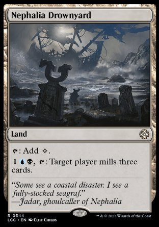 (344) Magic The Gathering Commander: The Lost Caverns of Ixalan Single: Nephalia Drownyard  Rare