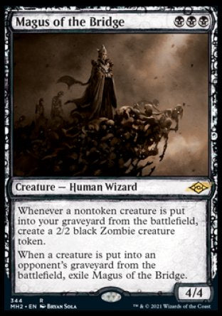 (344) Magic The Gathering Modern Horizons 2: Extras Single: Magus of the Bridge Holo Rare