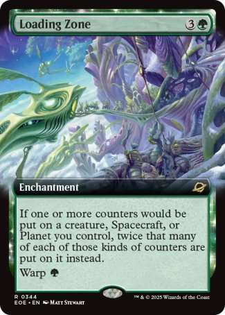 (344) Magic The Gathering Edge of Eternities: Extras Single: Loading Zone  Rare