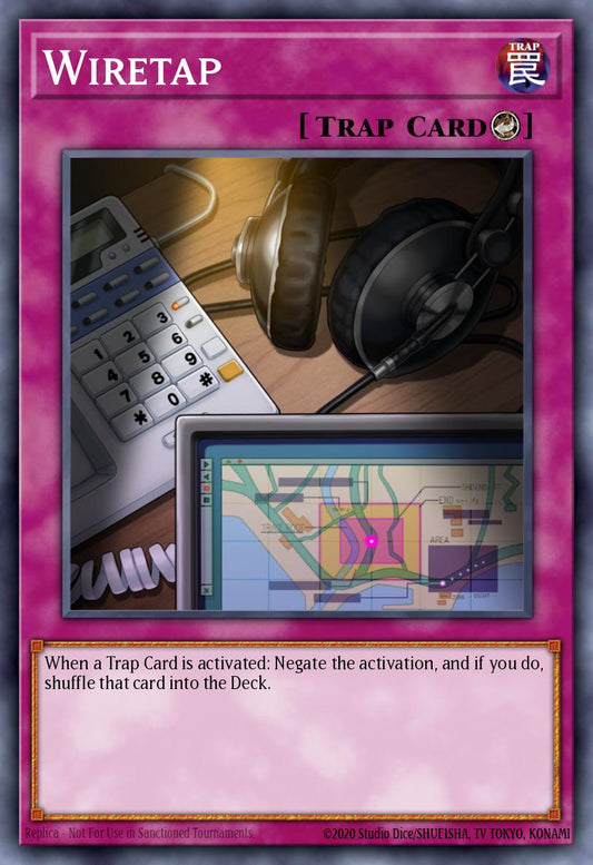 (037) YuGiOh TCG DLCS: Dragons of Legend: The Complete Series Single: Wiretap  Common