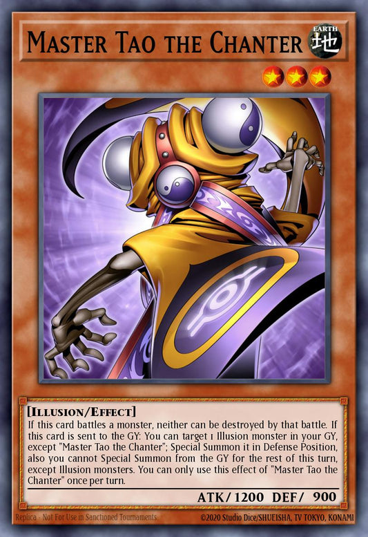 (012) YuGiOh TCG PHRE: Phantom Revenge Single: Master Tao the Chanter  Rare