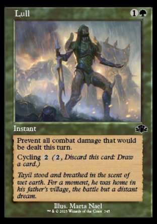 (345) Magic The Gathering Dominaria Remastered: Extras Single: Lull  Common