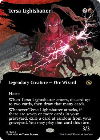 (345) Magic The Gathering Tarkir: Dragonstorm: Extras Single: Tersa Lightshatter Holo Rare