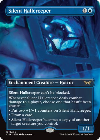 (345) Magic The Gathering Duskmourn: House of Horror: Extras Single: Silent Hallcreeper  Rare