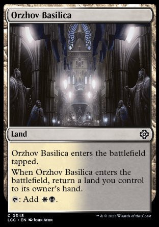 (345) Magic The Gathering Commander: The Lost Caverns of Ixalan Single: Orzhov Basilica  Common