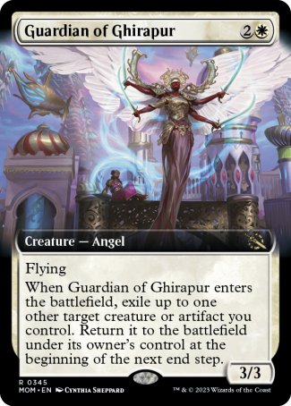 (345) Magic The Gathering March of the Machine: Extras Single: Guardian of Ghirapur  Rare