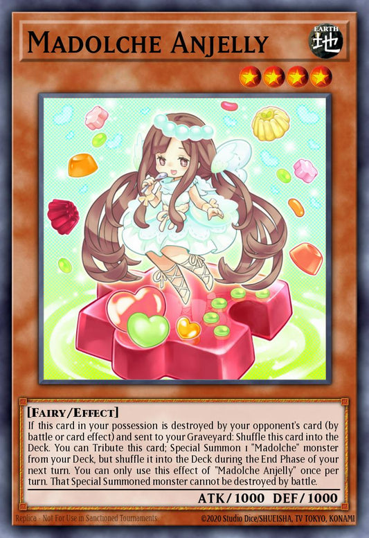 (215) YuGiOh TCG RA04: Quarter Century Stampede Single: Madolche Anjelly (V.1 - Platinum Secret Rare)  Platinum Secret Rare