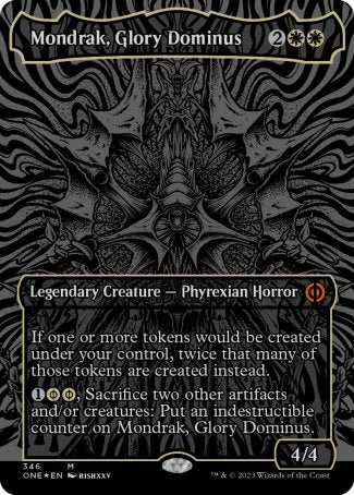 (346) Magic The Gathering Phyrexia: All Will Be One: Extras Single: Mondrak, Glory Dominus (V.2) Holo Mythic