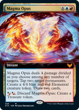 (346) Magic The Gathering Strixhaven: School of Mages: Extras Single: Magma Opus Holo Mythic