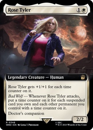 (346) Magic The Gathering Universes Beyond: Doctor Who: Extras Single: Rose Tyler (V.1)  Rare