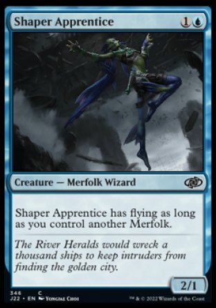 (346) Magic The Gathering Jumpstart 2022 Single: Shaper Apprentice  Common