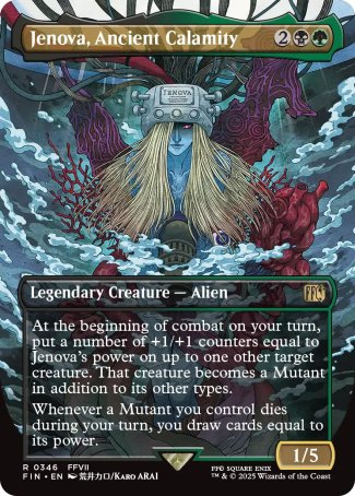 (346) Magic The Gathering Magic: The Gathering - FINAL FANTASY: Extras Single: Jenova, Ancient Calamity (V.1) Holo Rare