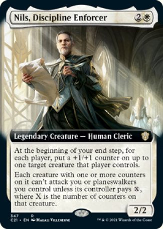 (347) Magic The Gathering Commander: Strixhaven: Extras Single: Nils, Discipline Enforcer  Rare