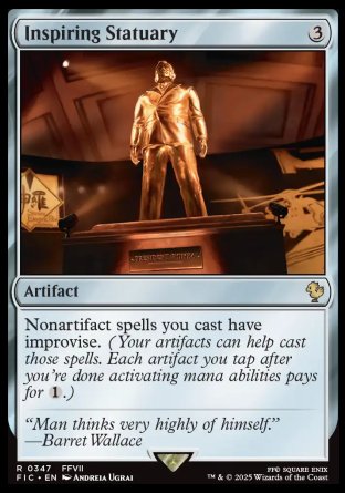 (347) Magic The Gathering Commander: Magic: The Gathering - FINAL FANTASY: Collector's Edition Single: Inspiring Statuary Holo Rare