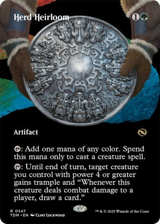 (347) Magic The Gathering Tarkir: Dragonstorm: Extras Single: Herd Heirloom  Rare