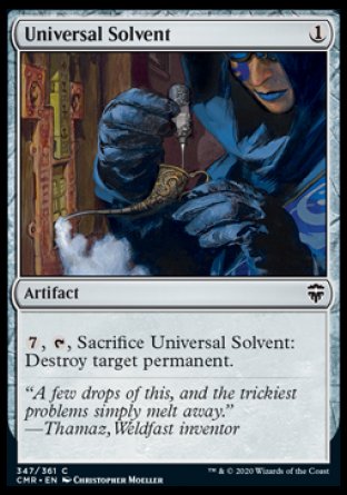(347/361) Magic The Gathering Commander Legends Single: Universal Solvent  Common