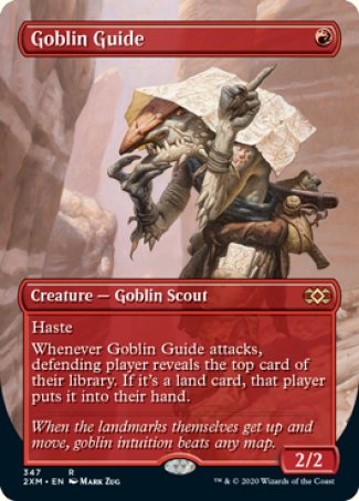 (347) Magic The Gathering Double Masters: Extras Single: Goblin Guide Holo Rare
