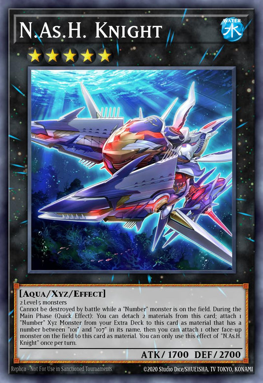 (059) YuGiOh TCG JUSH: Justice Hunters Single: N.As.H. Knight  Rare