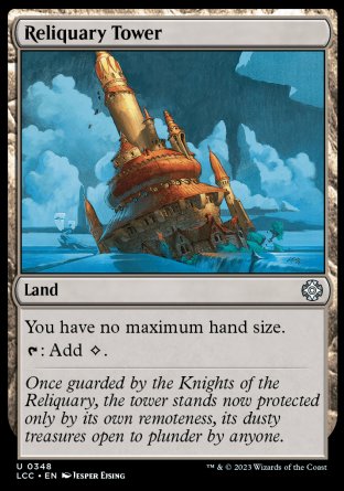 (348) Magic The Gathering Commander: The Lost Caverns of Ixalan Single: Reliquary Tower  Uncommon