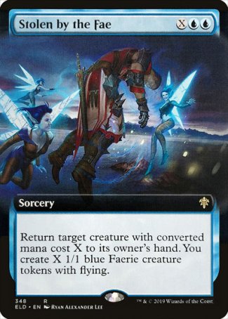 (348) Magic The Gathering Throne of Eldraine: Extras Single: Stolen by the Fae Holo Rare