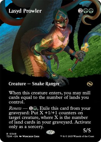 (348) Magic The Gathering Tarkir: Dragonstorm: Extras Single: Lasyd Prowler  Rare