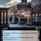 (348) Magic The Gathering Theros Beyond Death: Extras Single: Temple of Deceit Holo Rare