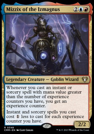 (348) Magic The Gathering Commander Masters Single: Mizzix of the Izmagnus Holo Rare