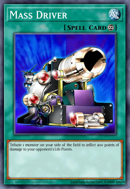 (088) YuGiOh TCG MFC: Magician's Force Single: Mass Driver  Common