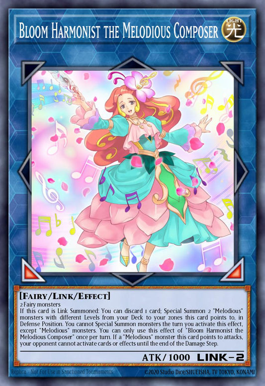 (020) YuGiOh TCG DUOV: Duel Overload Single: Bloom Harmonist the Melodious Composer  Ultra Rare
