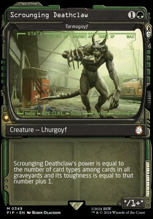 (349) Magic The Gathering Universes Beyond: Fallout: Extras Single: Tarmogoyf (V.1)  Mythic