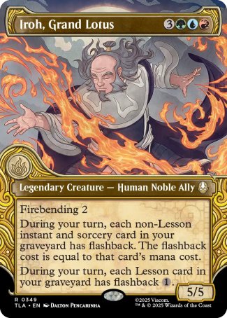(349) Magic The Gathering Magic: The Gathering | Avatar: The Last Airbender: Extras Single: Iroh, Grand Lotus Holo Rare