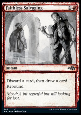 (349) Magic The Gathering Modern Horizons 2: Extras Single: Faithless Salvaging  Common