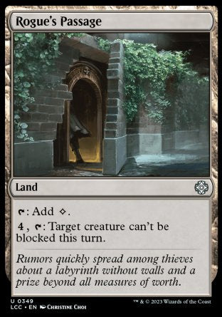 (349) Magic The Gathering Commander: The Lost Caverns of Ixalan Single: Rogue's Passage  Uncommon