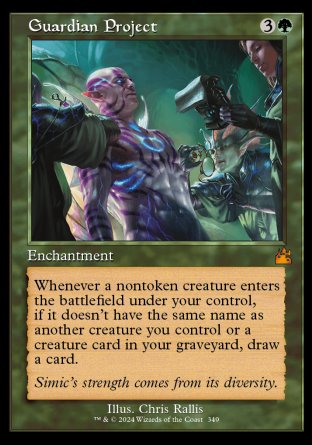 (349) Magic The Gathering Ravnica Remastered: Extras Single: Guardian Project (V.3)  Mythic