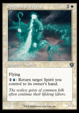 (349) Magic The Gathering Innistrad Remastered: Extras Single: Spectral Shepherd Holo Uncommon