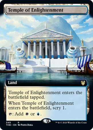 (349) Magic The Gathering Theros Beyond Death: Extras Single: Temple of Enlightenment  Rare
