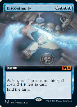 (349) Magic The Gathering Core 2021: Extras Single: Discontinuity  Mythic