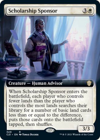 (349) Magic The Gathering Commander: Strixhaven: Extras Single: Scholarship Sponsor  Rare