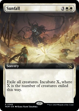 (349) Magic The Gathering March of the Machine: Extras Single: Sunfall  Rare