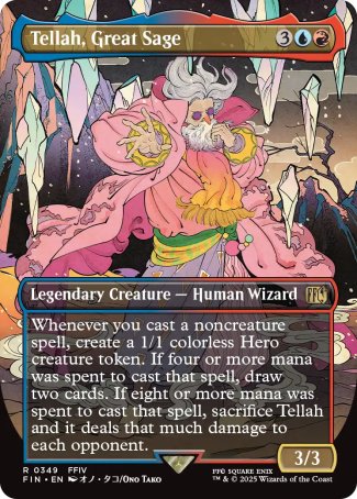 (349) Magic The Gathering Magic: The Gathering - FINAL FANTASY: Extras Single: Tellah, Great Sage (V.1)  Rare