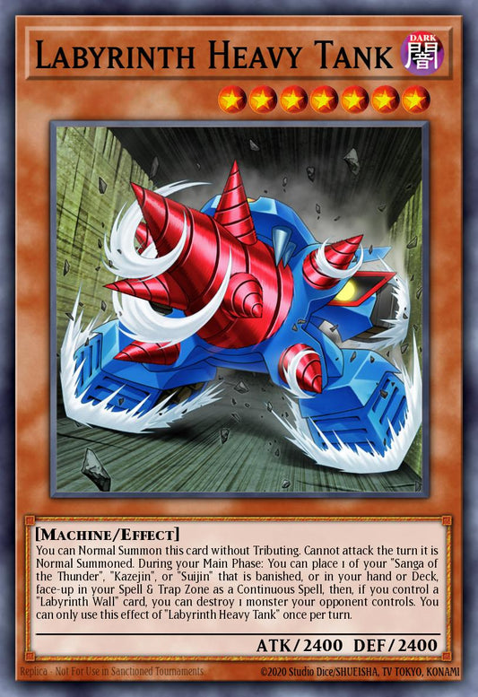 (257) YuGiOh TCG MP24: 25th Anniversary Tin: Dueling Mirrors Single: Labyrinth Heavy Tank  Ultra Rare