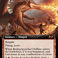 (350) Magic The Gathering Wilds of Eldraine: Extras Single: Realm-Scorcher Hellkite Holo Mythic