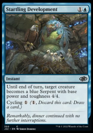 (350) Magic The Gathering Jumpstart 2022 Single: Startling Development  Common