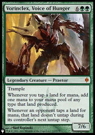 (127) Magic The Gathering The List Single: Vorinclex, Voice of Hunger  Mythic