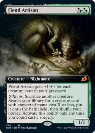 (350) Magic The Gathering Ikoria: Lair of Behemoths: Extras Single: Fiend Artisan Holo Mythic