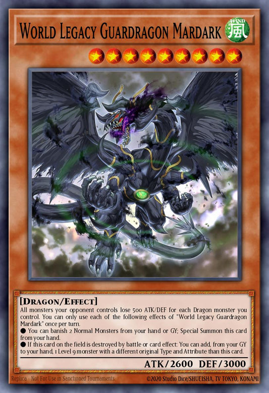 (058) YuGiOh TCG MP20: 2020 Tin of Lost Memories Mega Pack Single: World Legacy Guardragon Mardark  Common