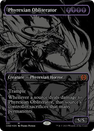 (351) Magic The Gathering Phyrexia: All Will Be One: Extras Single: Phyrexian Obliterator (V.2)  Mythic