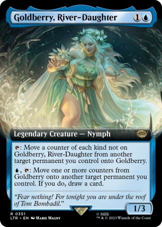 (351) Magic The Gathering The Lord of the Rings: Tales of Middle-earth: Extras Single: Goldberry, River-Daughter  Rare